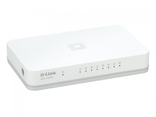 Swich D-Link DGS-1008A Gigabit Switch-8-Port 10,100,1000